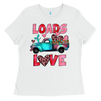 White loads of love truck Ladies Tee - JahusDesignShop