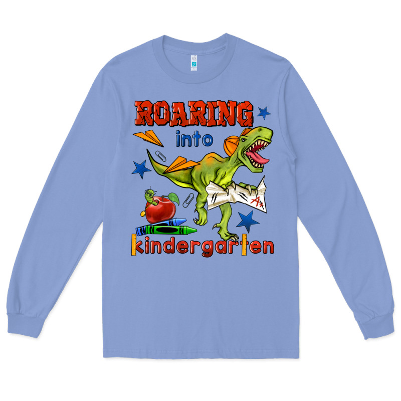 Roaring Into Kindergarten Long Sleeve Tee by BundleAndBundleShop | Teevron