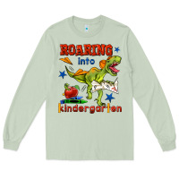 Matcha roaring into kindergarten Long Sleeve Tee - BundleAndBundleShop