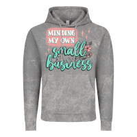 Cloud Rock minding my own small business Vintage Hoodie - MaliasSmallBusiness