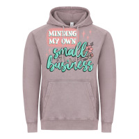 Vintage Zinc minding my own small business Vintage Hoodie - MaliasSmallBusiness