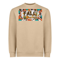 Fall In Love License Plate Heavyweight Sweatshirt | Teevron