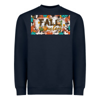 Navy fall in love license plate Heavyweight Sweatshirt - BundleAndBundleShop