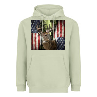 Matcha usa deer hunting woods Heavyweight Hoodie - CowGirlArtShop