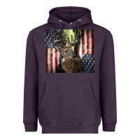 Plum usa deer hunting woods Heavyweight Hoodie - CowGirlArtShop