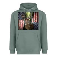 Sage usa deer hunting woods Heavyweight Hoodie - CowGirlArtShop