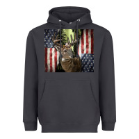 Smoke usa deer hunting woods Heavyweight Hoodie - CowGirlArtShop