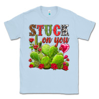 Dusty Blue stuck on you Classic Tee - NancyCooperArtShop