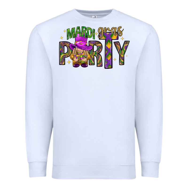 Mardi Gras Party Premium Sweatshirt by HowdyJamesFarm | Teevron