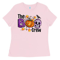 Bubblegum Pink Boo halloween Ladies Tee - Artiststas