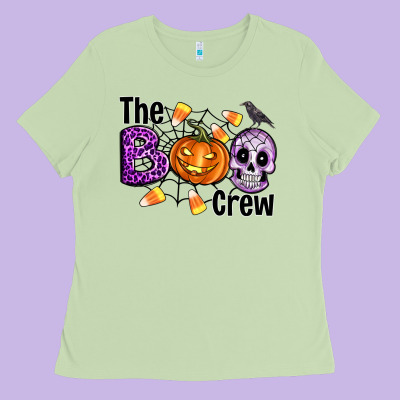Boo Halloween Ladies Tee Designed By Artiststas