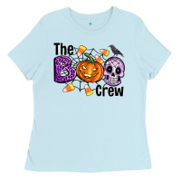 Baby Blue Boo halloween Ladies Tee - Artiststas