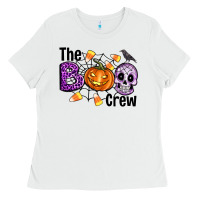 White Boo halloween Ladies Tee - Artiststas