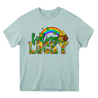 Feeling Lucky With Coins Heavy Core Tee | Teevron