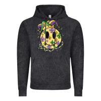 Vintage Black smiley face mardi gras Vintage Hoodie - MaliasSmallBusiness