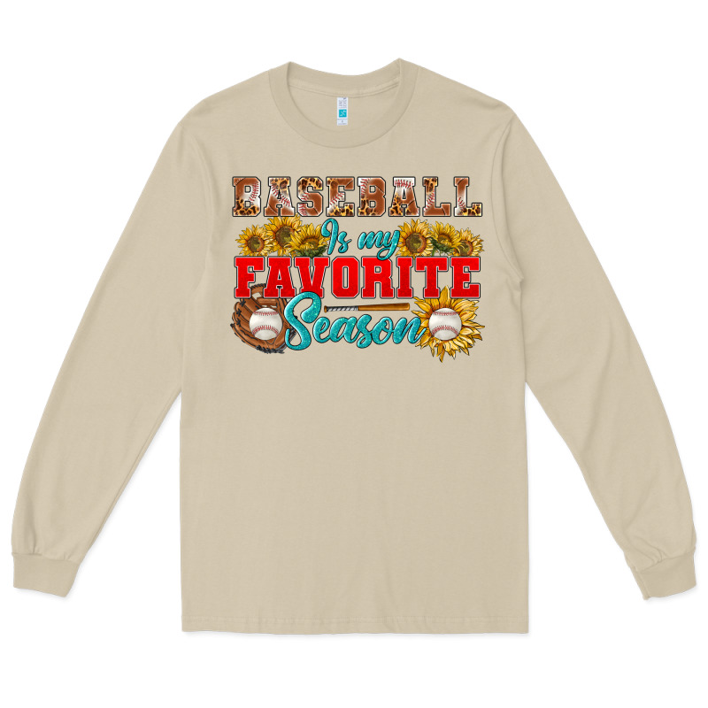 Baseball Is My Favorite Season Long Sleeve Tee by BundleAndBundleShop | Teevron