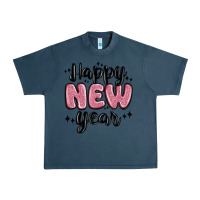 Midnight Navy happy new year Urban Heavy Tee - MaliasSmallBusiness