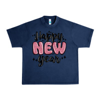 Navy happy new year Urban Heavy Tee - MaliasSmallBusiness