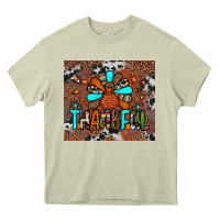 Thankful Turkey Png Heavy Core Tee | Teevron