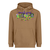 Toasted Coconut mardi gras grandma Heavyweight Hoodie - CowGirlArtShop