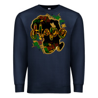 Navy Hope black history Premium Sweatshirt - HowdyJamesFarm