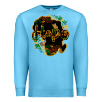 Ocean Blue Hope black history Premium Sweatshirt - HowdyJamesFarm
