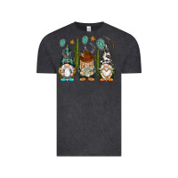 Vintage Black western gnomies Vintage Tee - NancyCooperArtShop