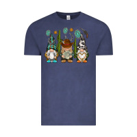 Vintage Denim western gnomies Vintage Tee - NancyCooperArtShop