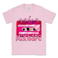 Bubblegum Pink make a mixtape cassette Classic Tee - NancyCooperArtShop