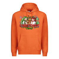 Carrot christmas crew polar bear reindeer and snowman Premium Hoodie - CowGirlArtShop