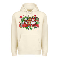 Sandshell christmas crew polar bear reindeer and snowman Premium Hoodie - CowGirlArtShop
