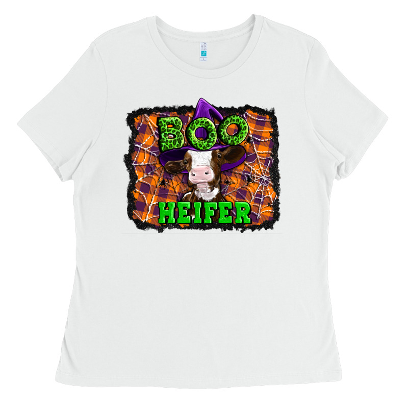 Boo Heifer Halloween Ladies Tee by Artiststas | Teevron