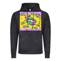 Vintage Black mardi gras lips Vintage Hoodie - MaliasSmallBusiness