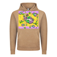 Vintage Coffee mardi gras lips Vintage Hoodie - MaliasSmallBusiness