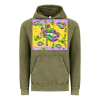 Vintage Olive mardi gras lips Vintage Hoodie - MaliasSmallBusiness
