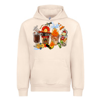 Sandshell Firefighter Coffee Cups Urban Hoodie - FaDigitalArtStudio