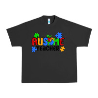 Pigment Black ausome teacher Urban Heavy Tee - MaliasSmallBusiness