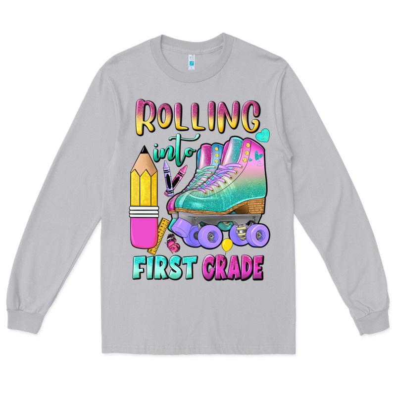 Rolling Into First Grade Long Sleeve Tee by BundleAndBundleShop | Teevron