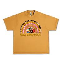 Peanut Butter back to school rainbow hello third grade Urban Heavy Tee - AdoDesignShop