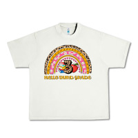 Pistachio back to school rainbow hello third grade Urban Heavy Tee - AdoDesignShop
