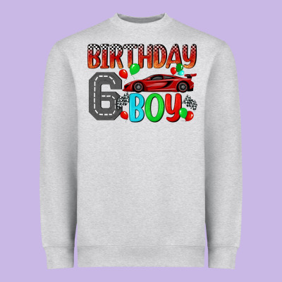 Birthday Boy 6 Heavyweight Sweatshirt Designed By Bundleandbundleshop
