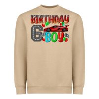 Mushroom birthday boy 6 Heavyweight Sweatshirt - BundleAndBundleShop