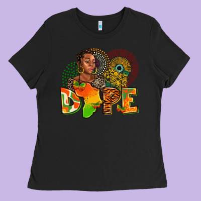Dope Juneteenth Ladies Tee Designed By Adodesignshop