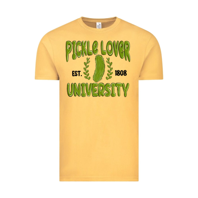 Pickle Lover University Vintage Tee by MaliasSmallBusiness | Teevron