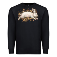 Black Bunny Rabbit leopard Easter Day Premium Sweatshirt - HowdyJamesFarm
