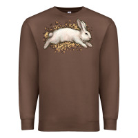 Chestnut Bunny Rabbit leopard Easter Day Premium Sweatshirt - HowdyJamesFarm