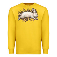 Lemon Bunny Rabbit leopard Easter Day Premium Sweatshirt - HowdyJamesFarm