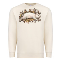 Sandshell Bunny Rabbit leopard Easter Day Premium Sweatshirt - HowdyJamesFarm