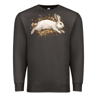 Smoke Bunny Rabbit leopard Easter Day Premium Sweatshirt - HowdyJamesFarm
