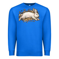 True Royal Bunny Rabbit leopard Easter Day Premium Sweatshirt - HowdyJamesFarm